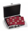 LEUCHTTURM Maletín para 112 monedas CARGO S6 con 6 bandejas NEGRO Maletines monedas - 1 LEUCHTTURM Maletín para 112 monedas CARGO S6 con 6 bandejas NEGRO Maletines monedas - 1