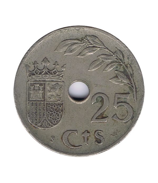 Moneda de España 25 centimos 1937 Viena MBC  - 2