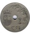 Moneda de España 25 centimos 1937 Viena MBC