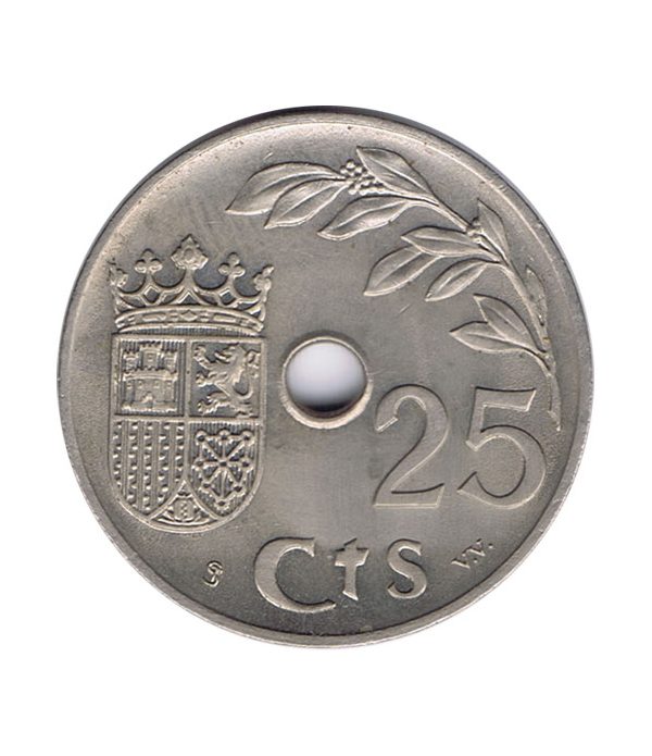 Moneda de España 25 centimos 1937 Viena SC