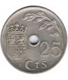 Moneda de España 25 centimos 1937 Viena SC