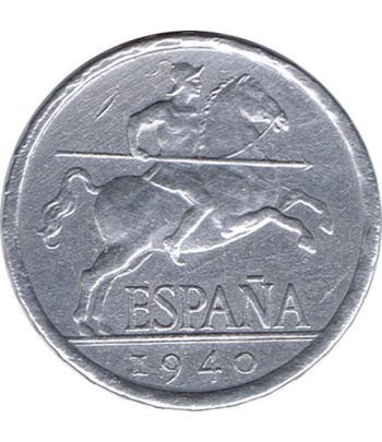 Moneda de España 5 centimos 1940 Madrid SC  - 1