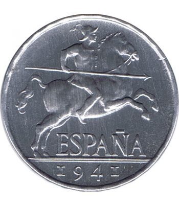 Moneda de España 5 centimos 1941 Madrid SC  - 1