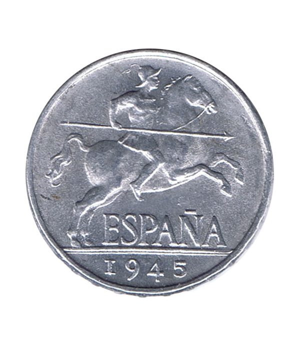 Moneda de España 5 centimos 1945 Madrid SC