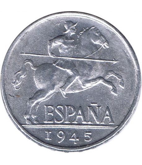 Moneda de España 5 centimos 1945 Madrid SC - 1 Moneda de España 5 centimos 1945 Madrid SC - 1