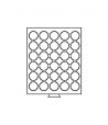 LEUCHTTURM Bandeja para 30 monedas cápsula 33 mm Intercept 27 mm Bandeja Monedas - 3 LEUCHTTURM Bandeja para 30 monedas cápsula 33 mm Intercept 27 mm Bandeja Monedas - 3