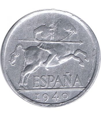 Moneda de España 10 centimos 1940 Madrid MBC  - 1