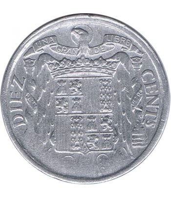 Moneda de España 10 centimos 1940 Madrid MBC