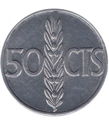 Moneda de España 50 centimos 1966 *19-67 Madrid SC  - 1