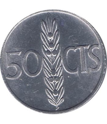 Moneda de España 50 centimos 1966 *19-71 Madrid SC  - 1
