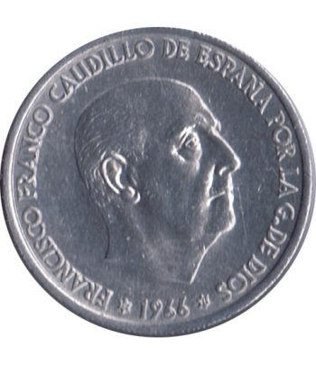 Moneda de España 50 centimos 1966 *19-71 Madrid SC