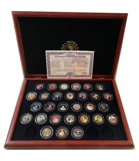Monedas de plata de Estados Unidos 1/2 $ Elvis Presley 29 monedas. - 1 Monedas de plata de Estados Unidos 1/2 $ Elvis Presley 29 monedas. - 1
