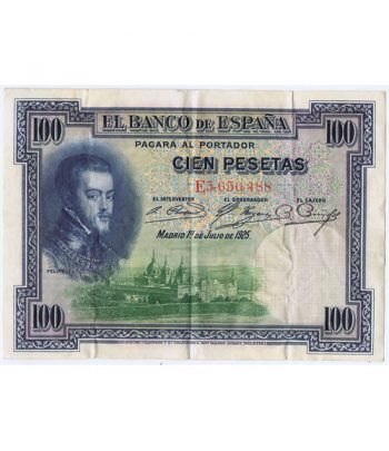 Lote de 10 Billetes de la Républica Española 100 Pesetas de 1925  - 1
