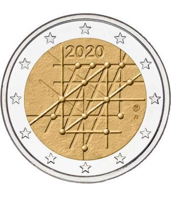 moneda conmemorativa 2 euros Finlandia 2020 Universidad de Turku