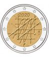 moneda conmemorativa 2 euros Finlandia 2020 Universidad de Turku