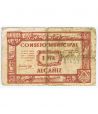 Billete 1 Peseta Consejo Municipal de Alcañiz 1937