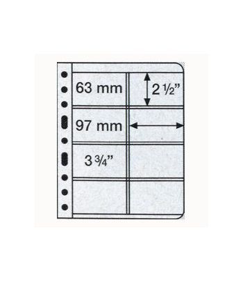 LEUCHTTURM VARIO 5 hojas transparentes con 8 departamentos