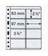 LEUCHTTURM VARIO 5 hojas transparentes con 8 departamentos