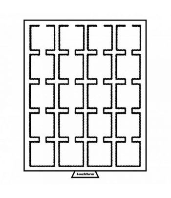 LEUCHTTURM Bandejas MB (236x303)20 monedas. Cartones.