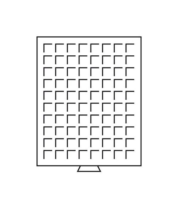 LEUCHTTURM Bandejas MB (236x303) 80 monedas hasta 24 mm.