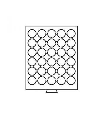 LEUCHTTURM Bandejas MB (236x303) 30 monedas CAPS 32-32.5