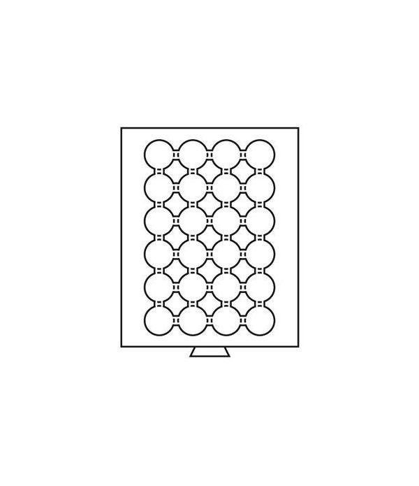LEUCHTTURM Bandejas MB (236x303) 24 monedas CAPS 34-35