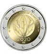 moneda 2 euros Belgica 2020 dedicada a la Sanidad Vegetal.