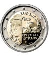 moneda de Vaticano 2 euros 2020 conmemorativa Raffaello Sanzio.