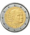 moneda de Finlandia 2 euros 2020 dedicada a Vaino Linna