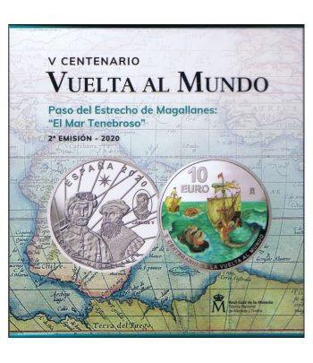 Moneda de España 10 euros año 2020 V Centenario de la Vuelta al