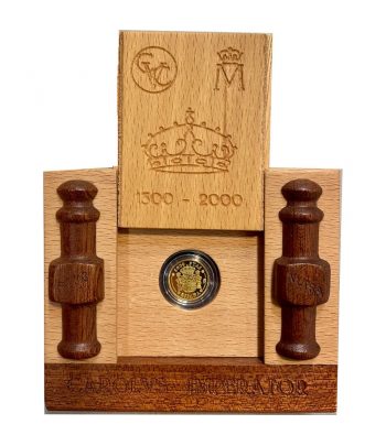 Moneda de España 5.000 Pesetas de oro V Centenario Carlos V año