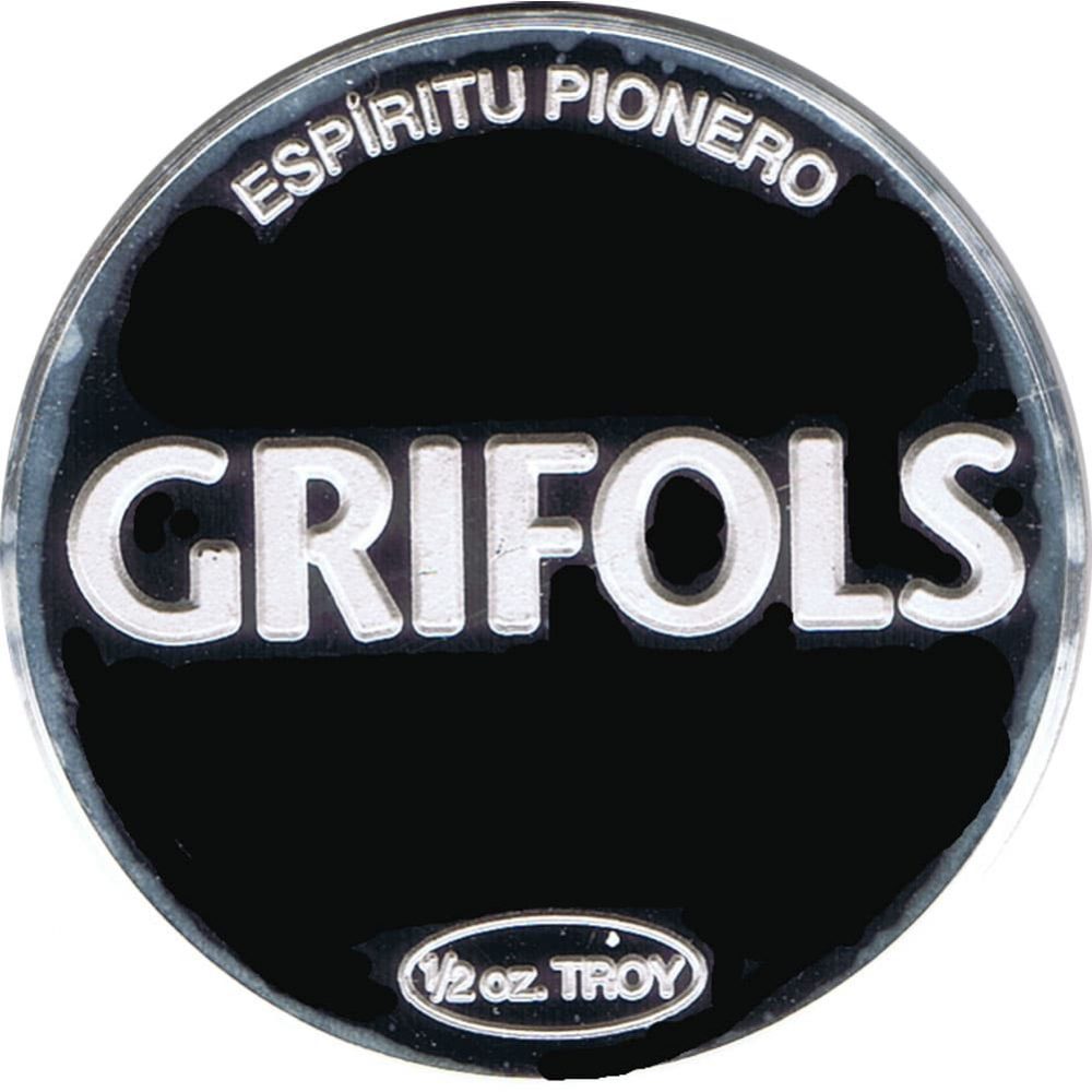 Medalla de plata Media onza Grifols Ejercicio 2012.