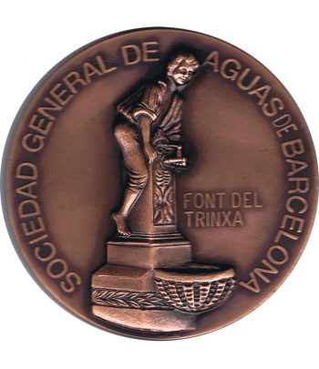 Medalla de bronce AGBAR 1997 Font del Trinxa Barcelona.