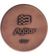 Medalla de bronce AGBAR 1997 Font del Trinxa Barcelona.