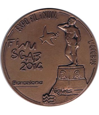 Medalla de bronce Exposición Finusgab Barcelona 2014.