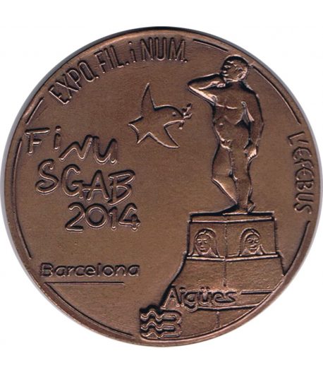 Medalla de bronce Exposición Finusgab Barcelona 2014.