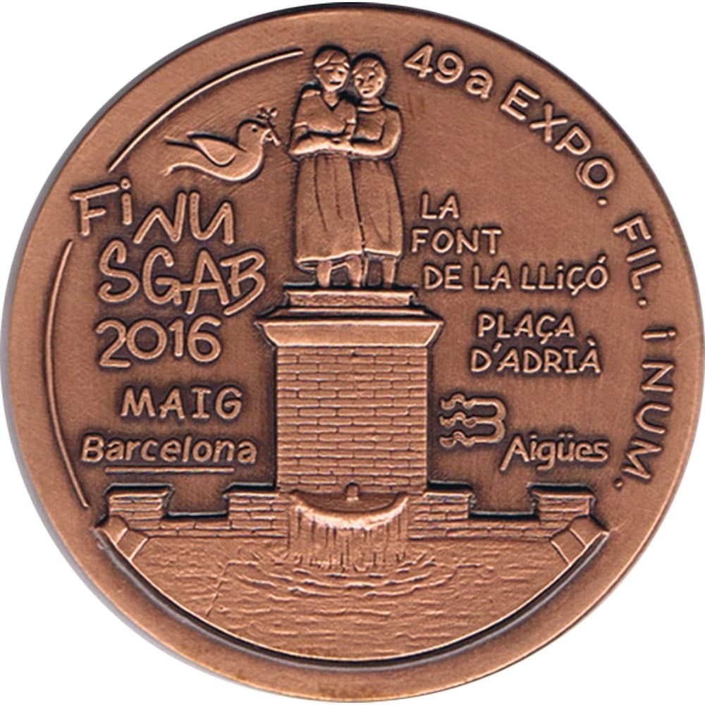 Medalla de bronce Exposición Finusgab Barcelona 2016.