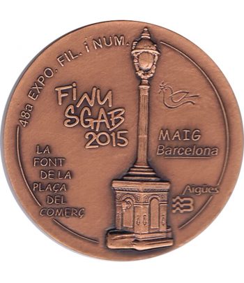 Medalla de bronce Exposición Finusgab Barcelona 2015.