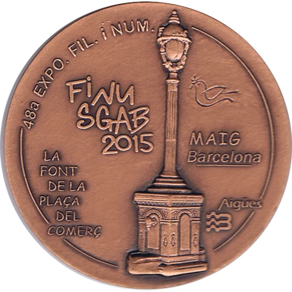 Medalla de bronce Exposición Finusgab Barcelona 2015.