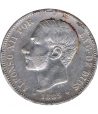 Moneda de España 5 Pesetas de Plata 1885 *87 Alfonso XII MS M.