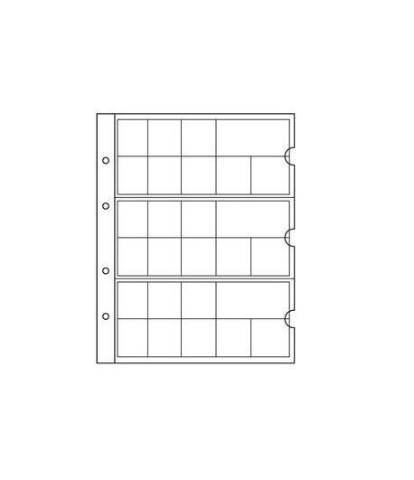 LEUCHTTURM Numis 5 hojas Euro + banderas