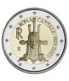 moneda 2 euros Italia 2021 dedicada a 150 años Roma Capital.