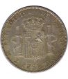 Moneda de España 2 Pesetas de Plata 1905 *05 Alfonso XIII SM V.