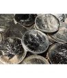 Lote de 10 monedas de 1 onza de plata para inversión.