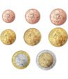 monedas de euro Francia 2021. 8 monedas.