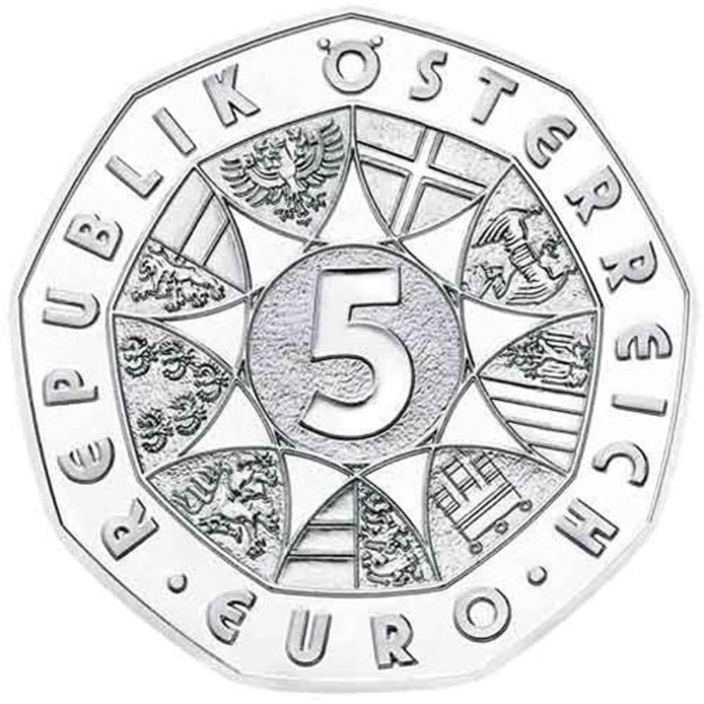 moneda de plata Austria 5 Euros 2021 Pascua.  - 3