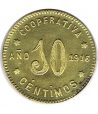 Moneda 10 céntimos Montepio Tranvias de Barcelona 1916