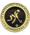 España 10.000 Pesetas de oro Barcelona 92 Hockey año 1990.