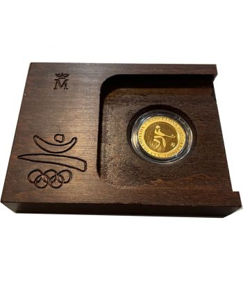 España 10.000 Pesetas de oro Barcelona 92 Hockey año 1990.