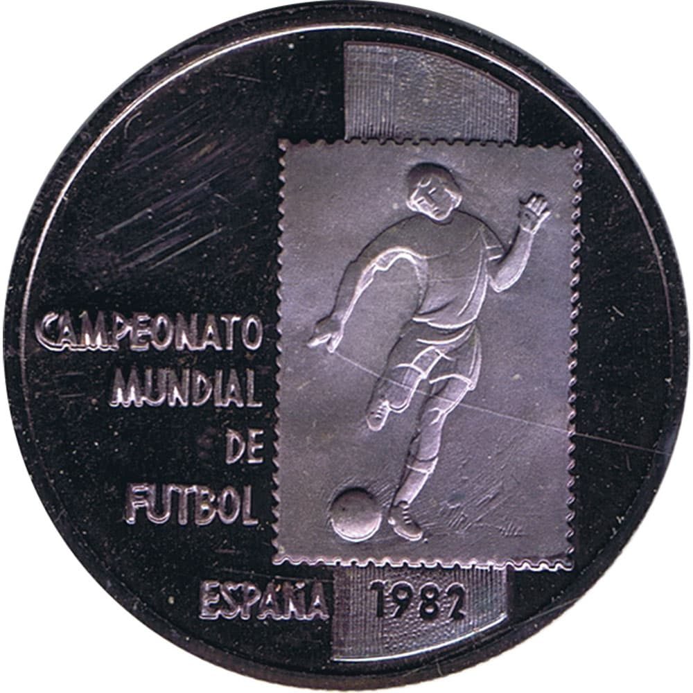 Medalla de plata Campeonato Mundial de Futbol España 82